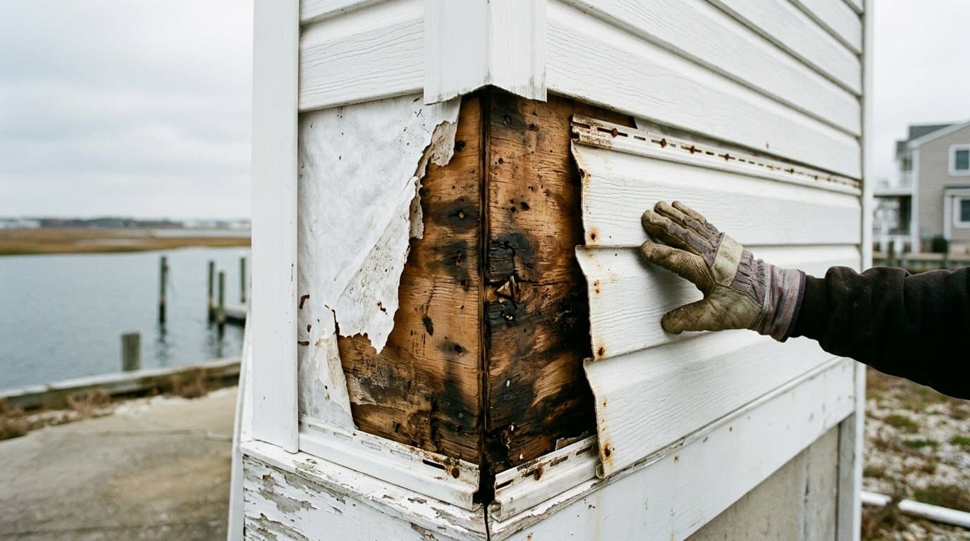 Siding Repair or a Full Re-Side? How to Tell on a Shore House